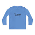 Titans Signature Youth Long Sleeve Tee - Navy Logo