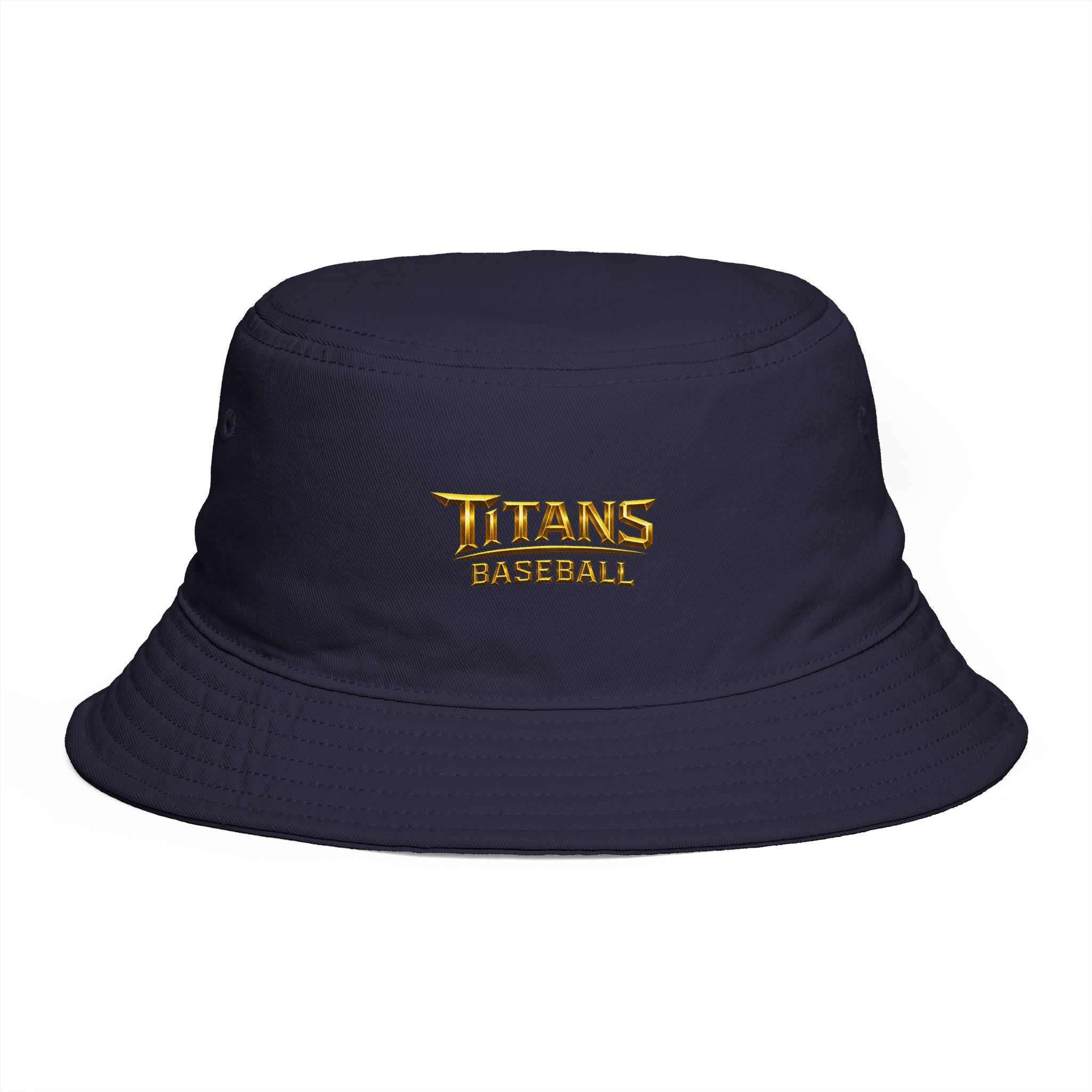 Titans Signature Embroidered Bucket Hat-Gold Logo