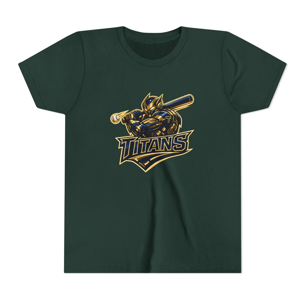Titans Prime Youth Tee-Gold "Unleash The Titans"