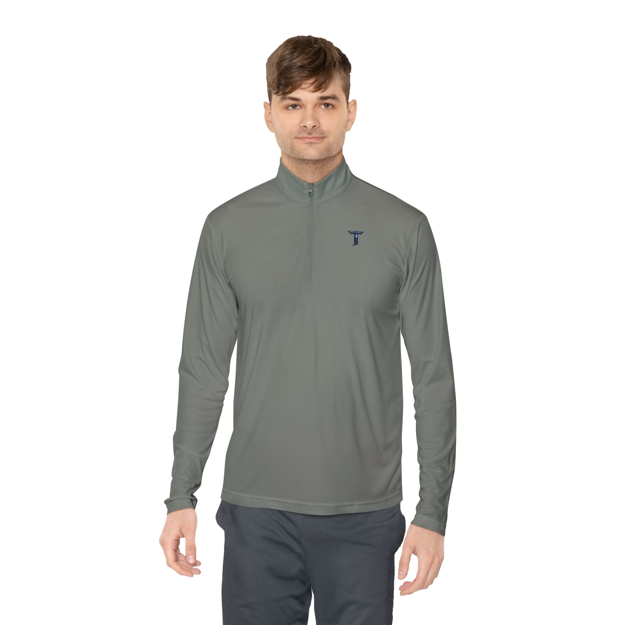 Titans Quarter-Zip Pullover-Navy T