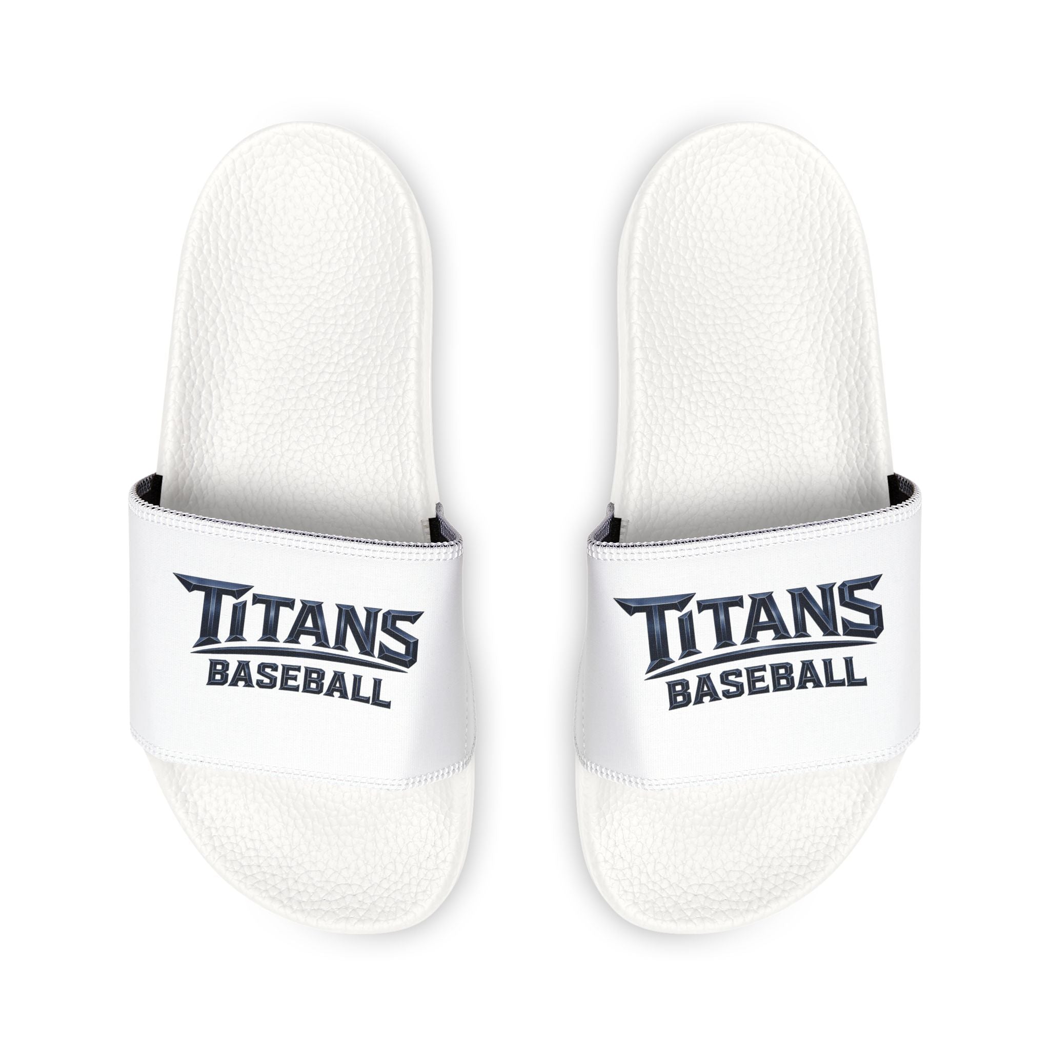 Titans Signature Youth Slide-Navy Logo