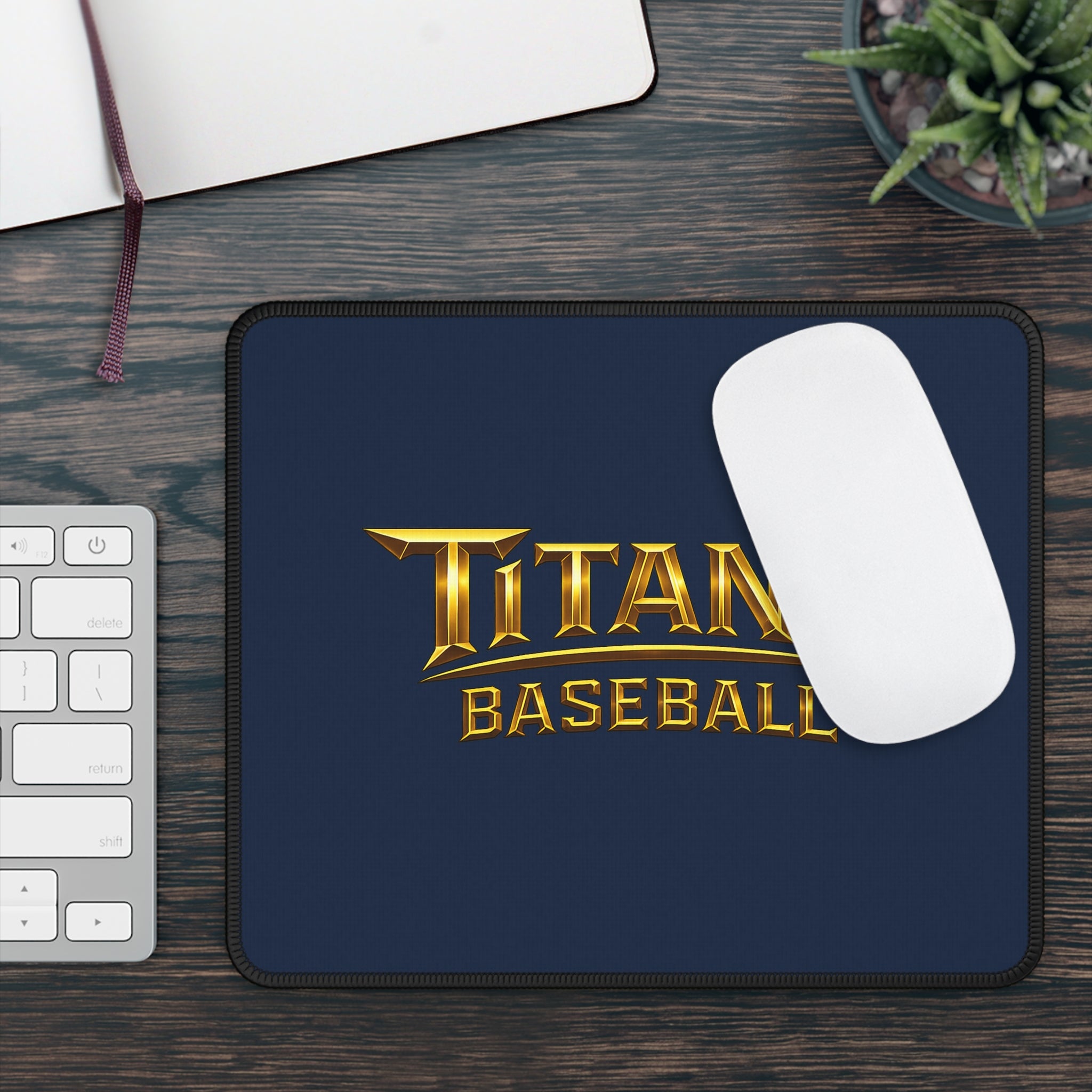 Titans Signature Gaming Mouse Pad-Gold Logo