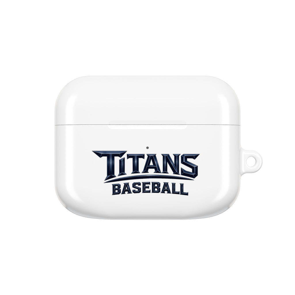 Titans Signature AirPod Case-Navy Logo