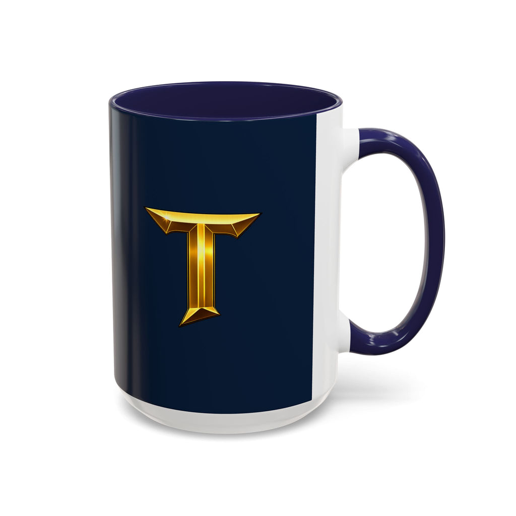 Titans Coffee Mug-Navy Gold T