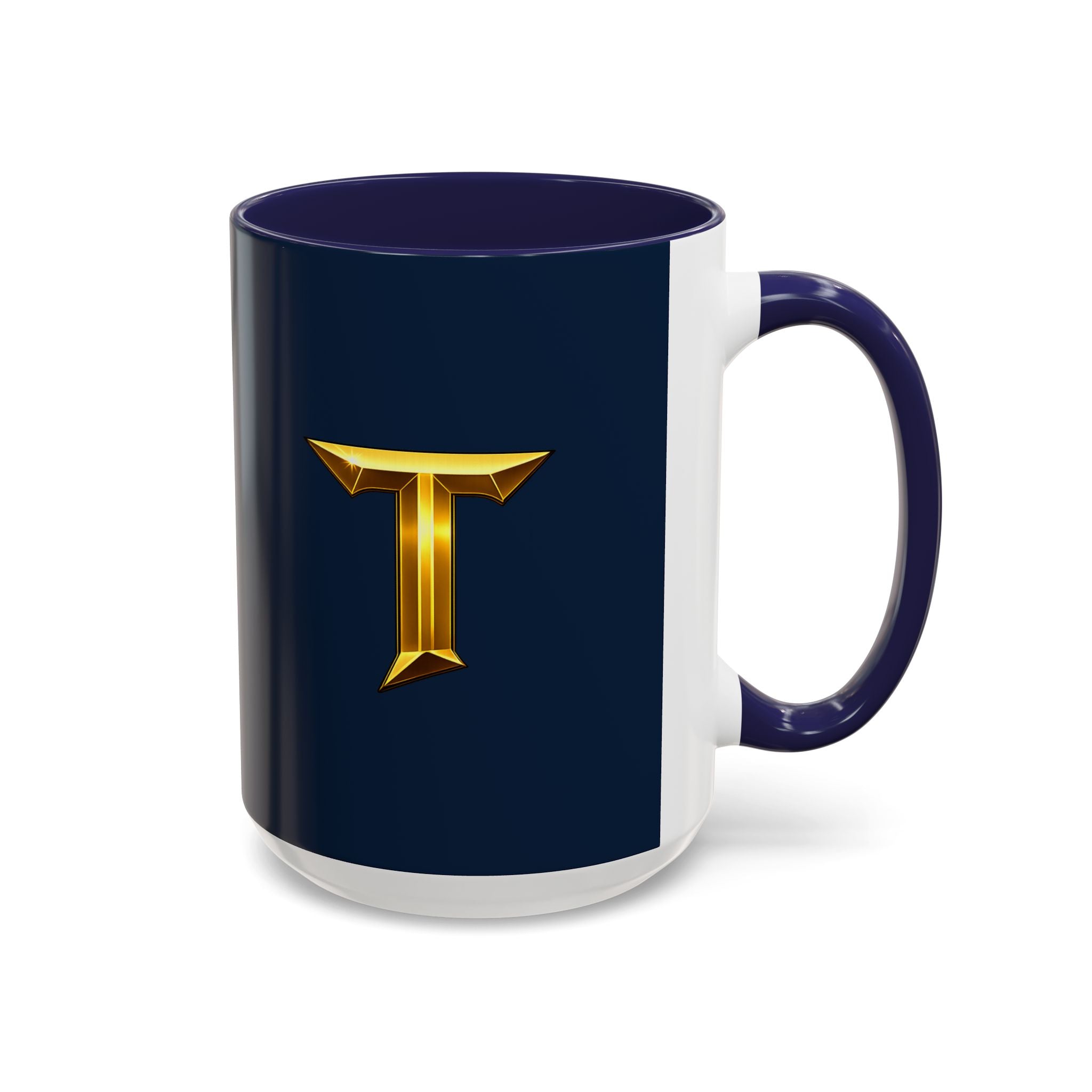 Titans Coffee Mug-Navy Gold T