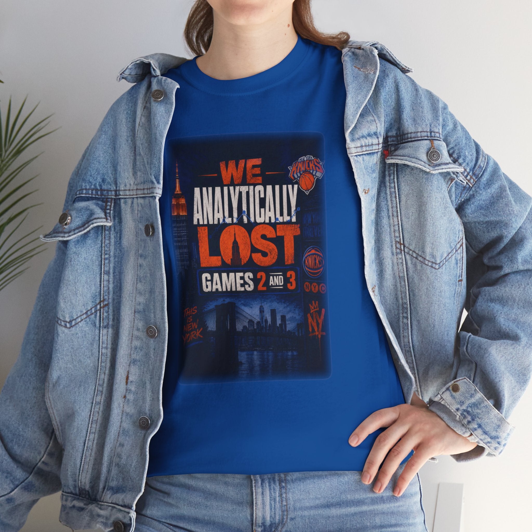 New York Knicks "We Analytically Lost Games 2 & 3" T-Shirt