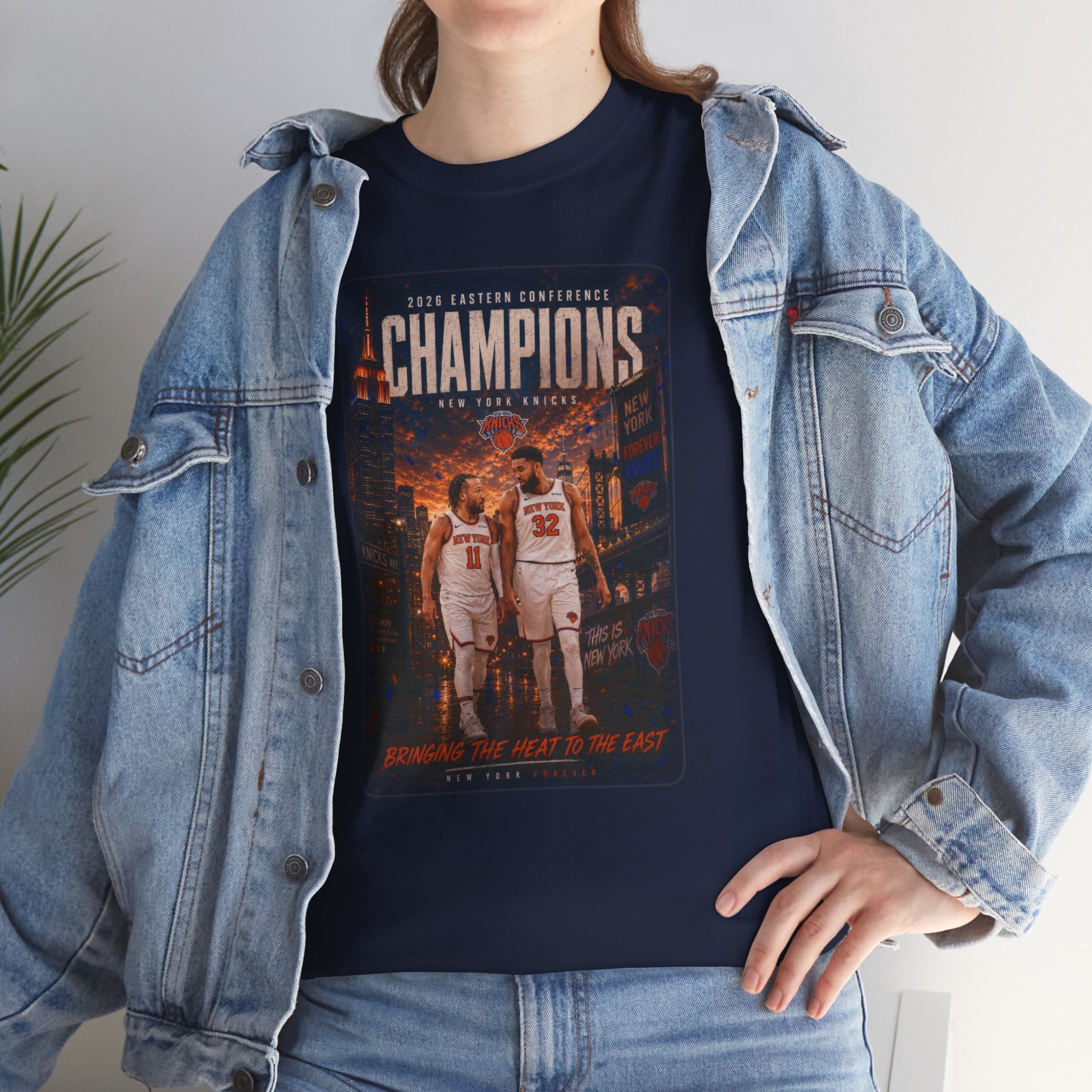 New York Knicks Jalen Brunson and Karl-Anthony Towns T-Shirt