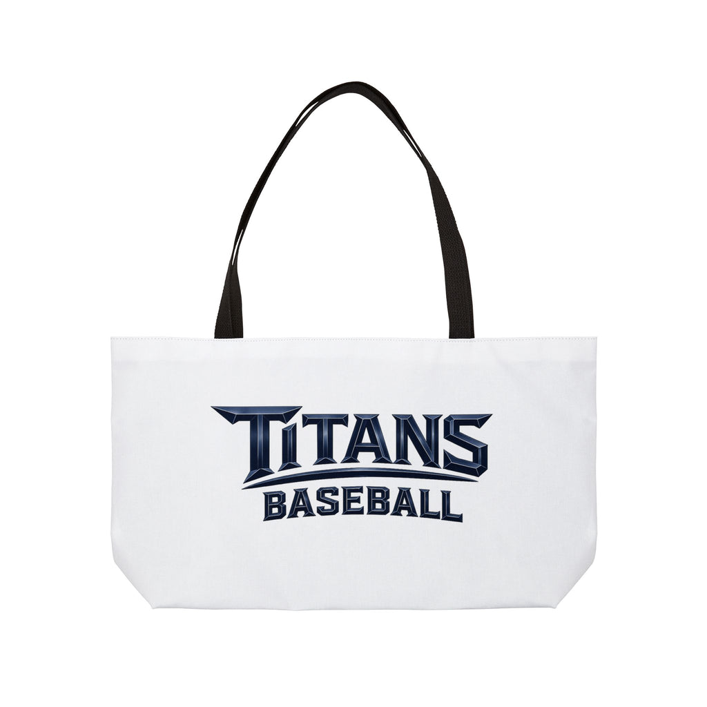 Titans Weekend Signature Tote Bag-White