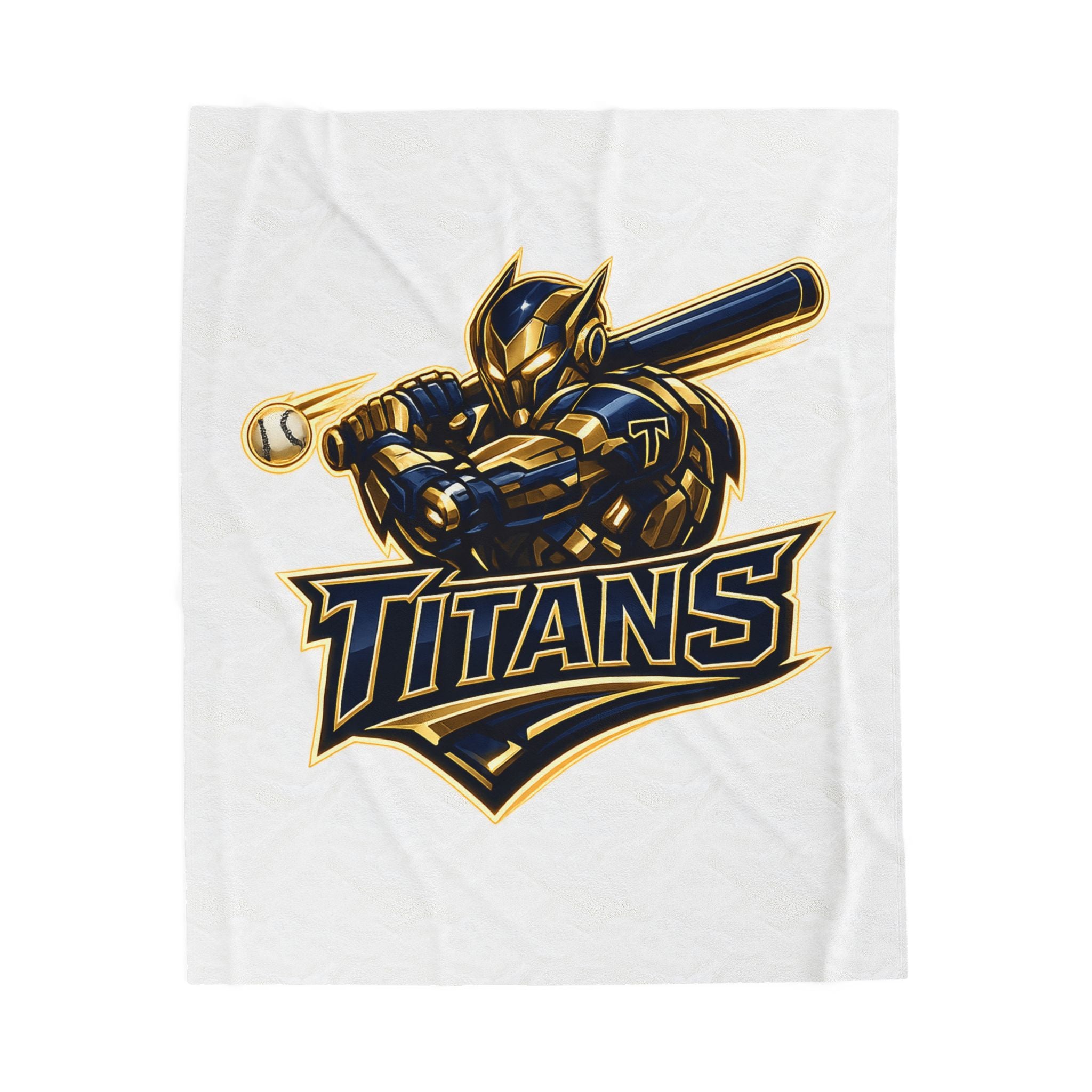 Titans Prime Velveteen Plush Blanket-White