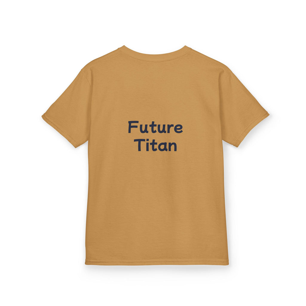 Titans Prime Youth Tee-Navy 'Future Titan' Back Print