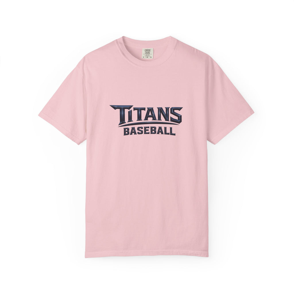 Titans Signature Men's T-Shirt-Navy Logo "Command The Game"