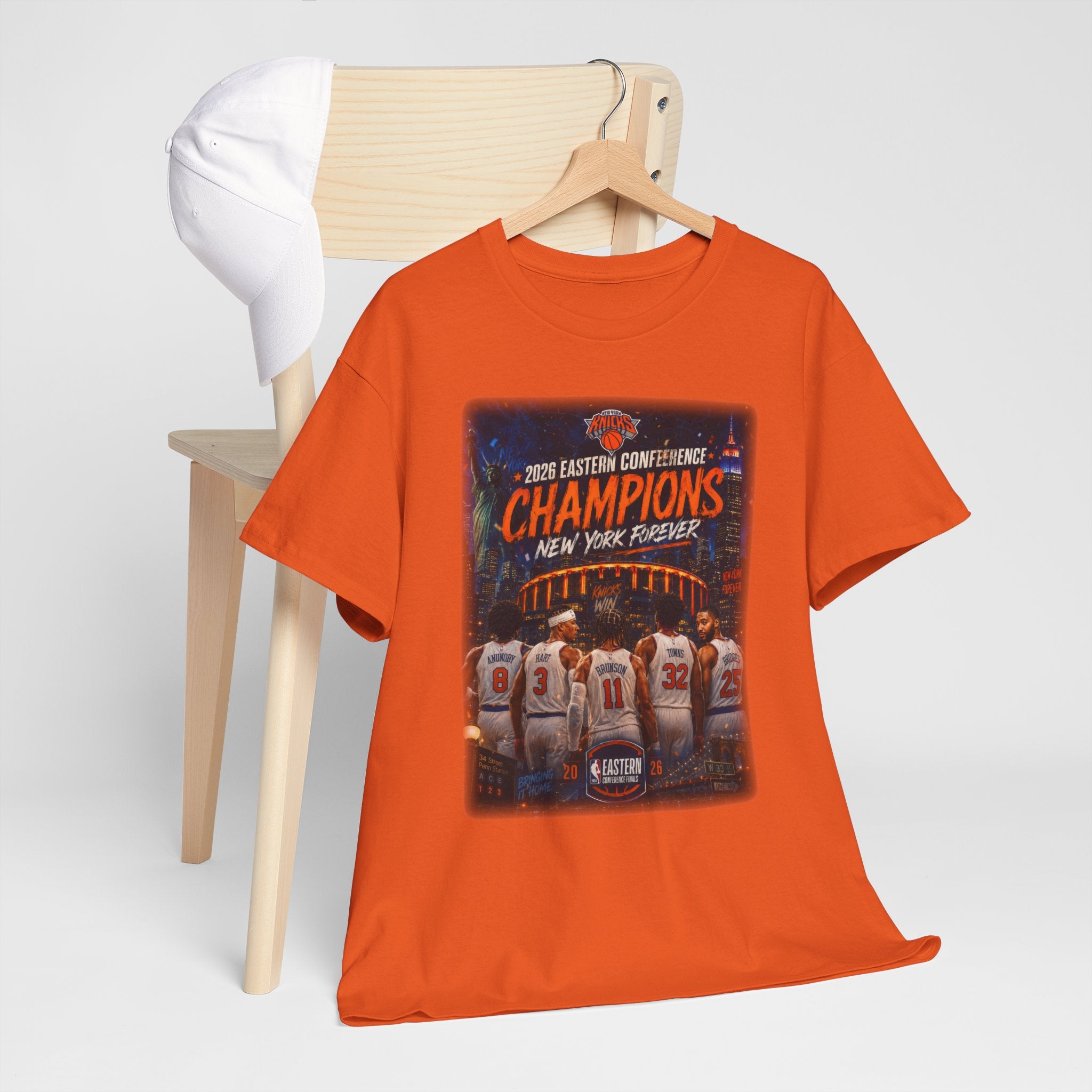 New York Knicks Starting 5 Eastern Conference Finals T-Shirt