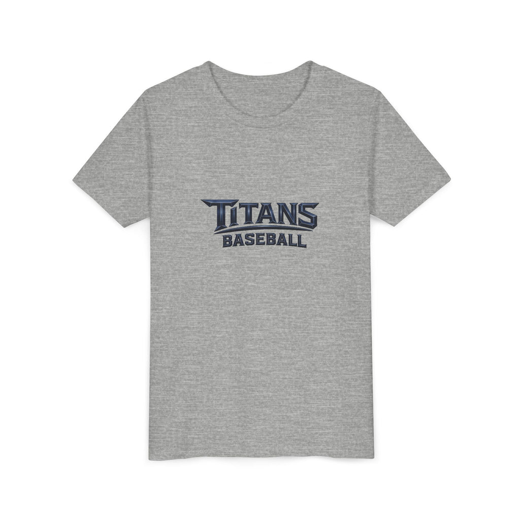 Titans Signature Youth Tee-Navy Logo
