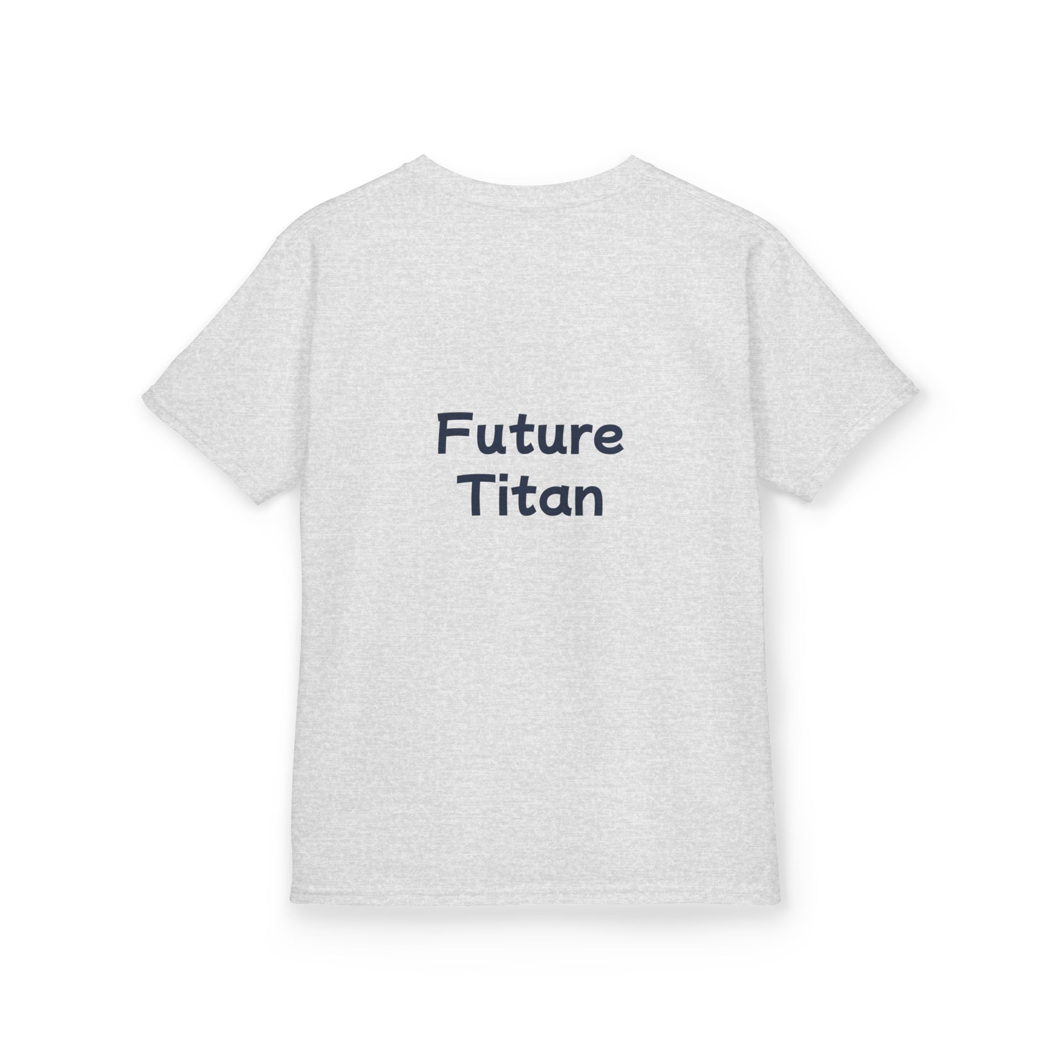 Titans Prime Youth Tee-Navy 'Future Titan' Back Print