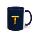 Titans Coffee Mug-Navy Gold T