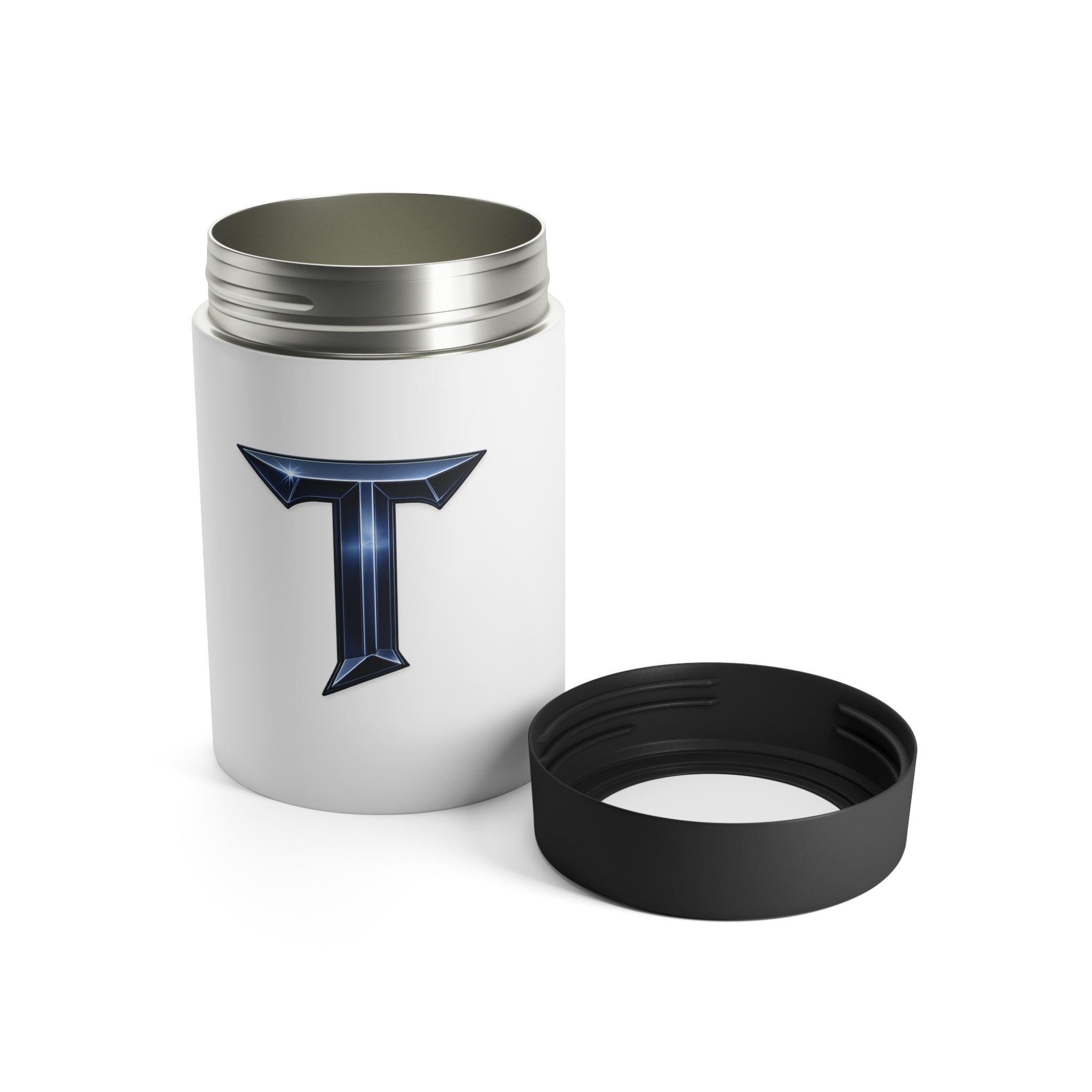Titans Can Cooler-White Navy T