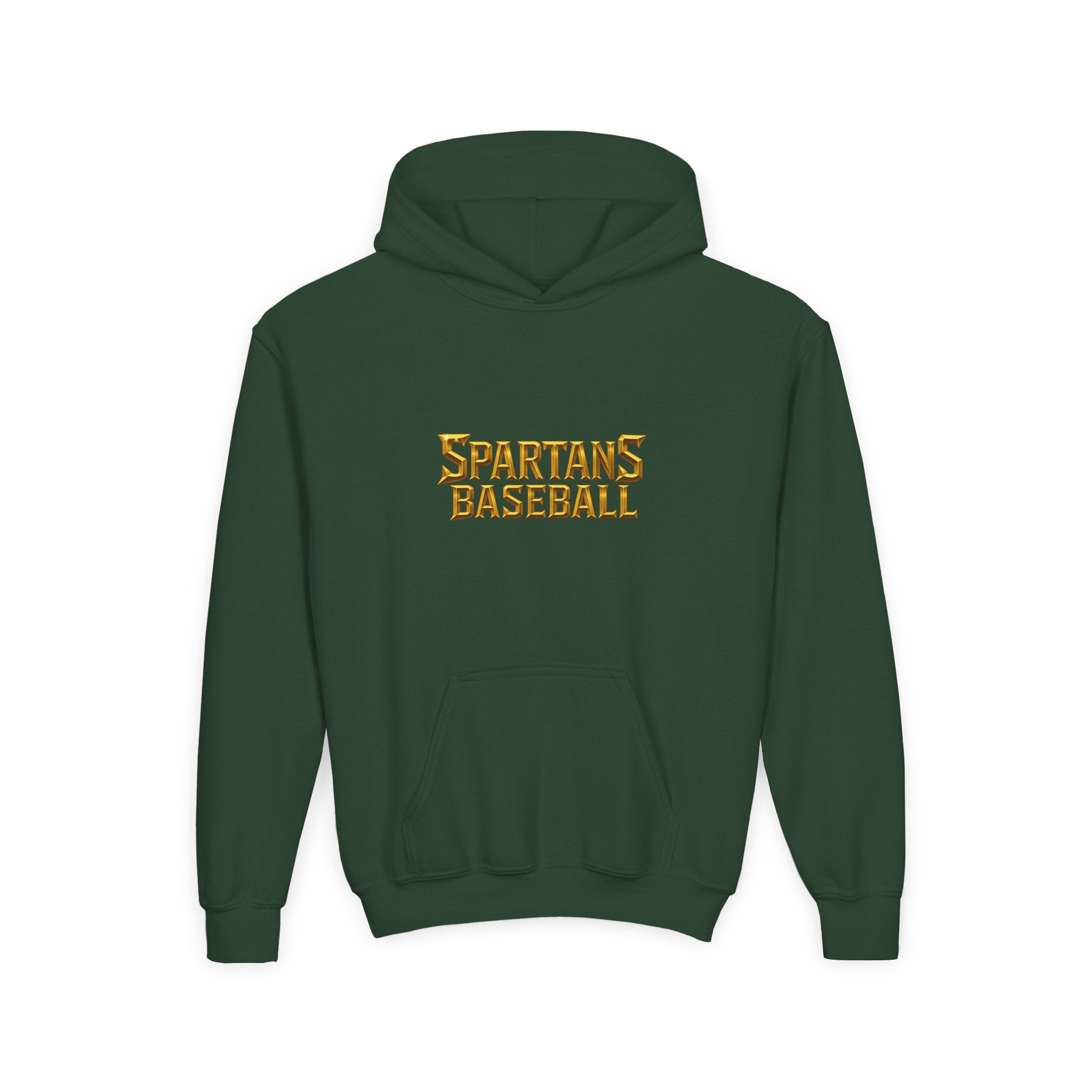 Spartans Signature Youth Hoodie-Gold Logo