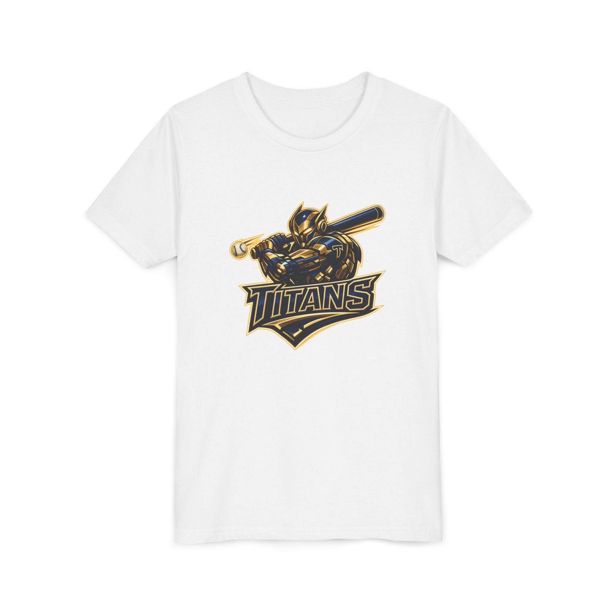 Titans Prime Youth Tee-Navy "Unleash The Titans"