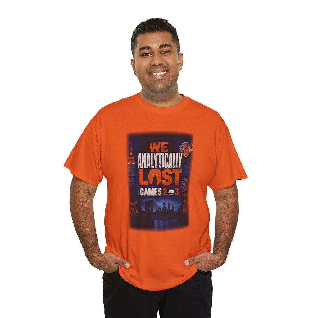 New York Knicks "We Analytically Lost Games 2 & 3" T-Shirt