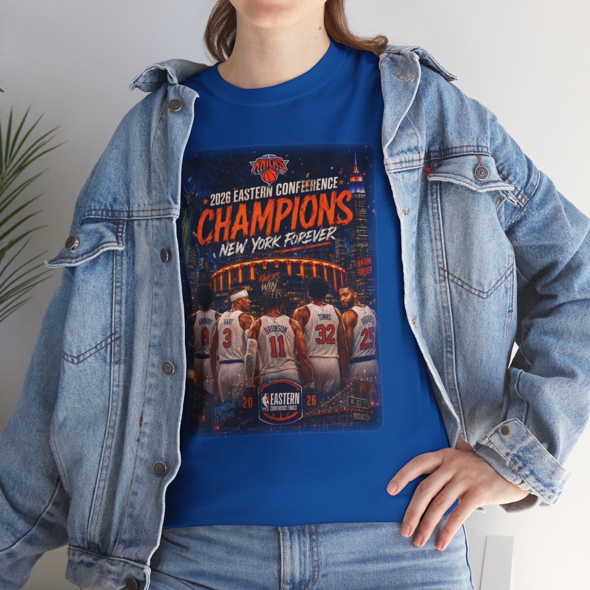New York Knicks Starting 5 Eastern Conference Finals T-Shirt