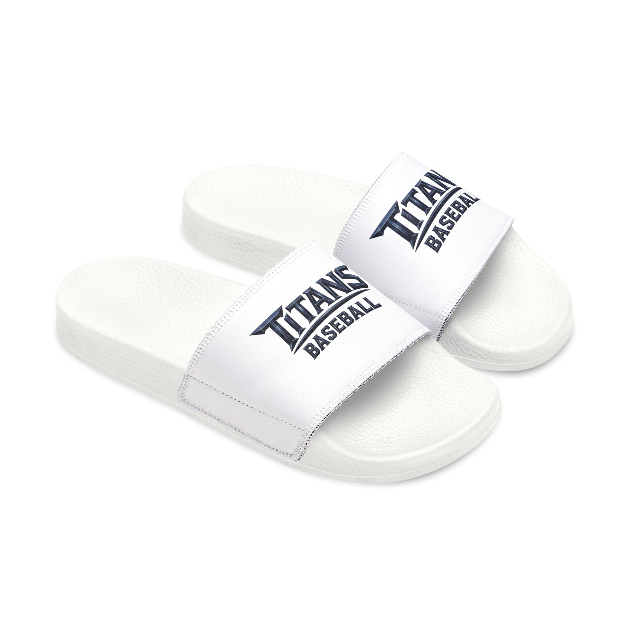 Titans Signature Youth Slide-Navy Logo