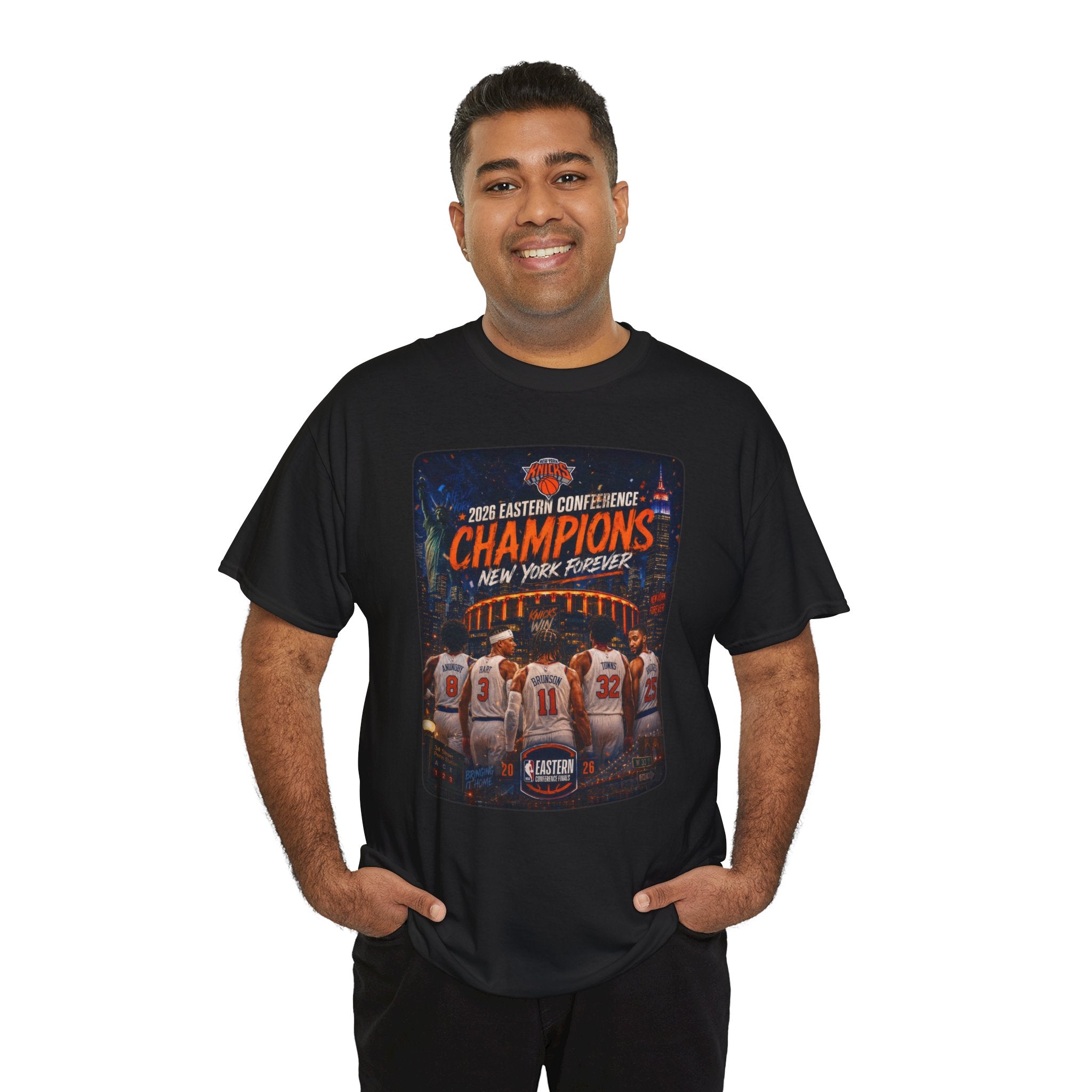 New York Knicks Starting 5 Eastern Conference Finals T-Shirt