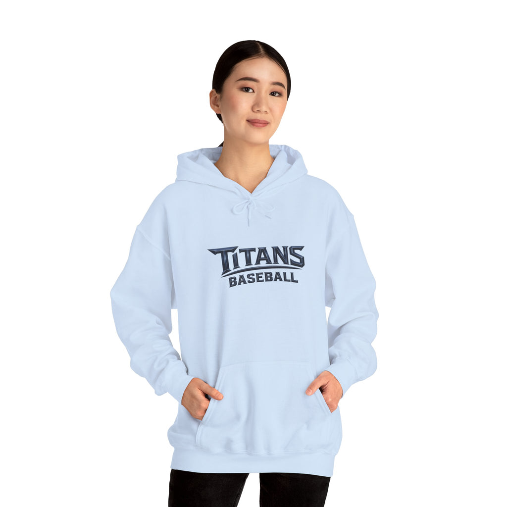 Titans Women's Signature Hoodie-Navy Logo