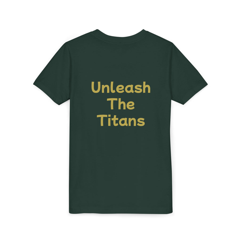Titans Prime Youth Tee-Gold "Unleash The Titans"