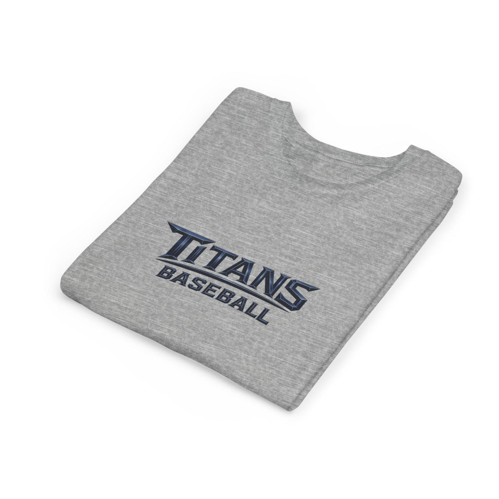 Titans Signature Youth Tee-Navy Logo