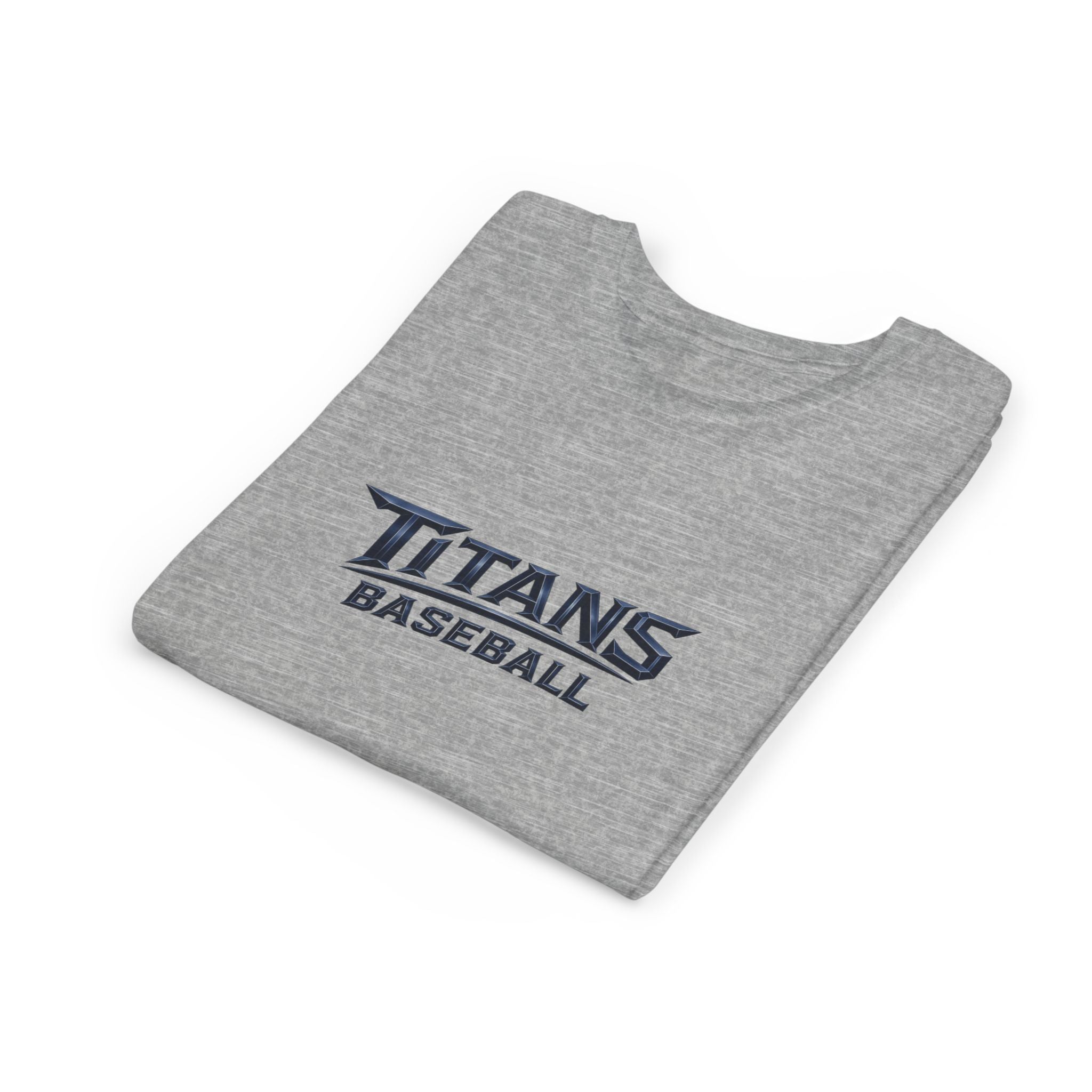 Titans Signature Youth Tee-Navy Logo