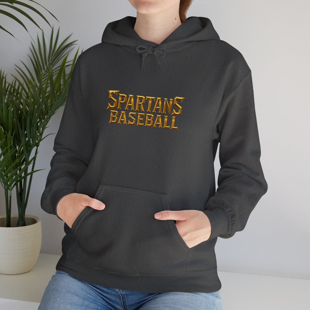 Spartans Signature Men's Hoodie-Gold Logo
