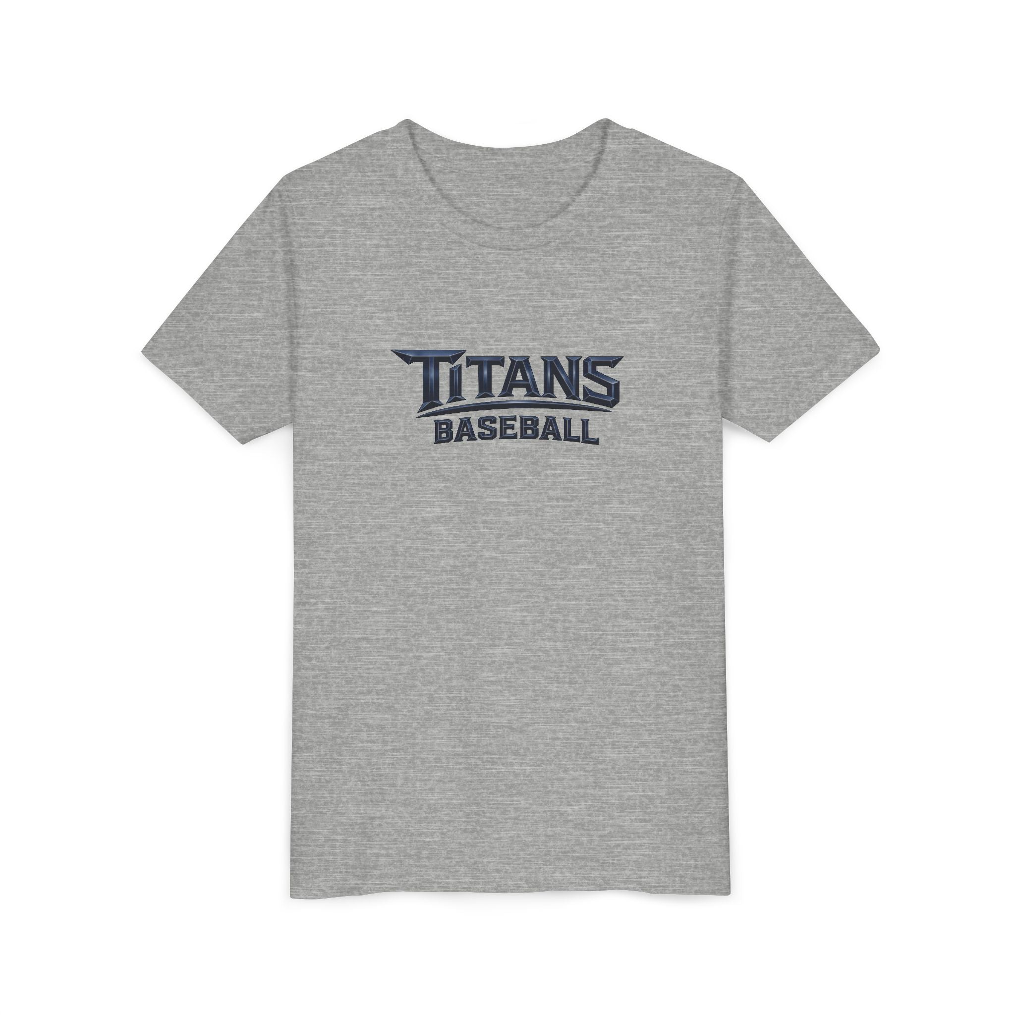 Titans Signature Youth Tee-Navy Logo "Command The Game"