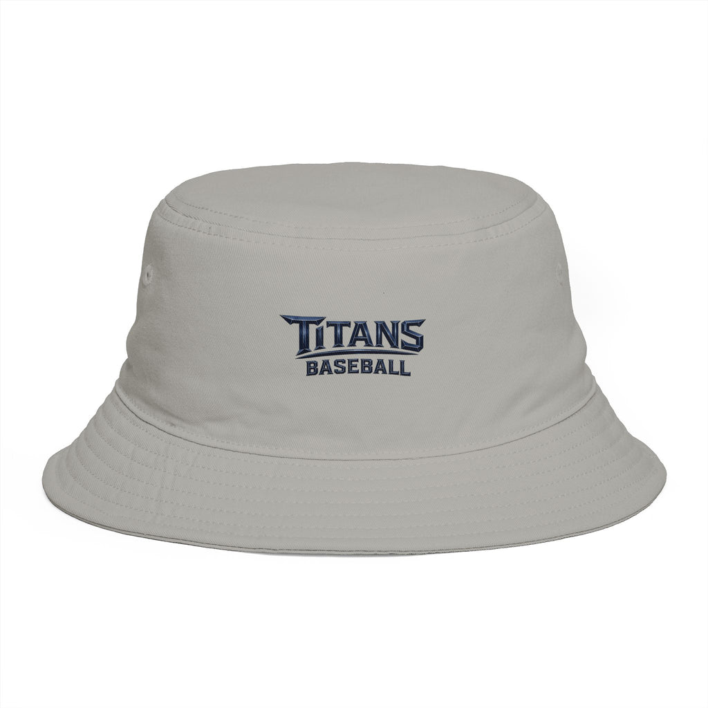 Titans Signature Embroidered Bucket Hat-Blue Logo