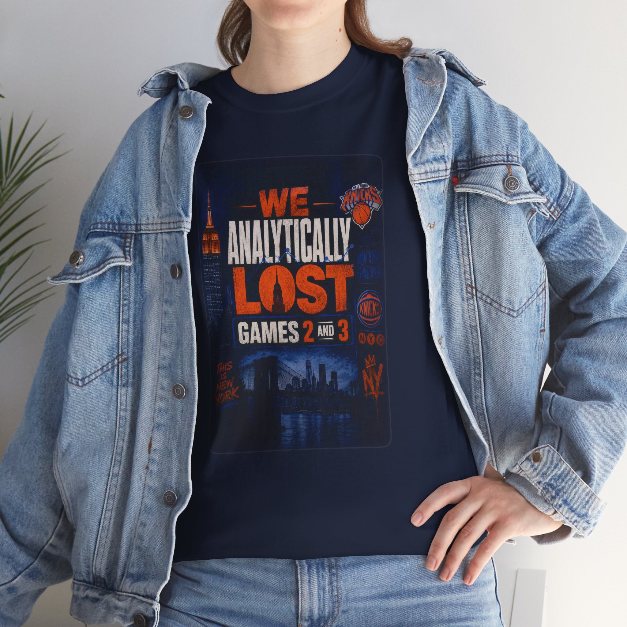New York Knicks "We Analytically Lost Games 2 & 3" T-Shirt