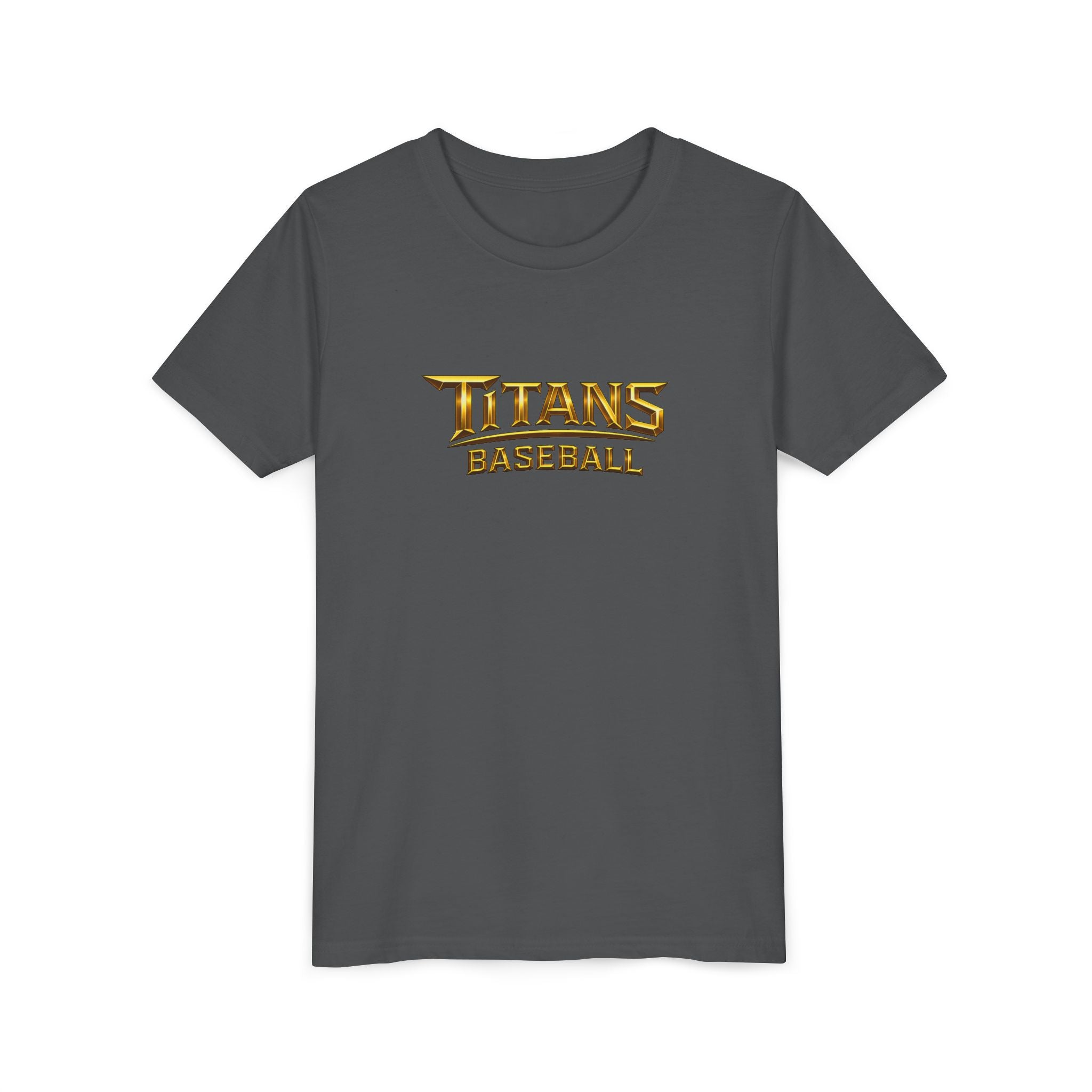 Titans Signature Youth Tee-Gold Logo "Command The Game"