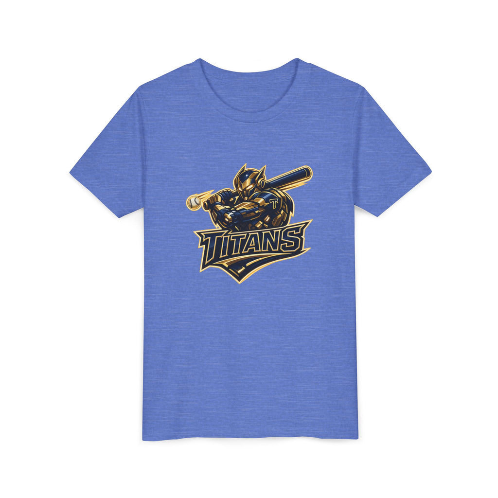 Titans Prime Youth Tee-Navy "Unleash The Titans"