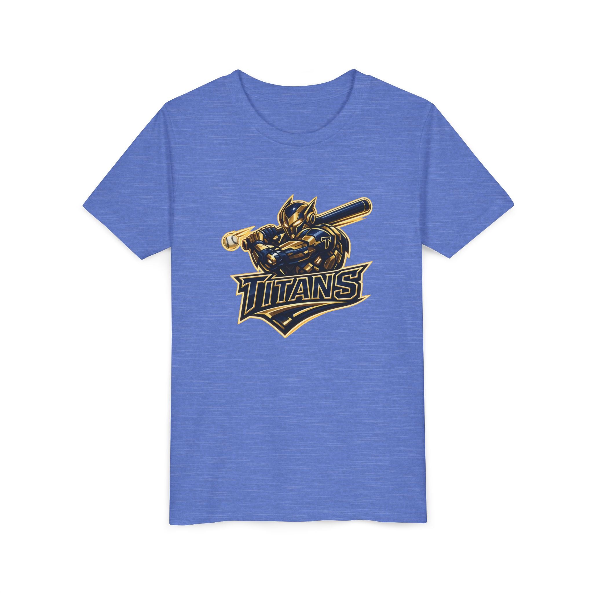 Titans Prime Youth Tee-Navy "Unleash The Titans"