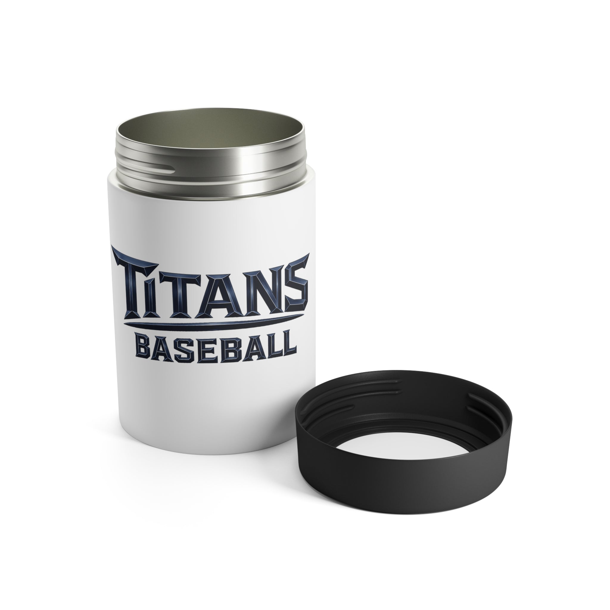 Titans Signature Can Cooler-Navy Logo