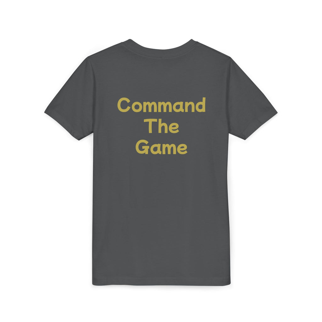 Titans Signature Youth Tee-Gold Logo "Command The Game"