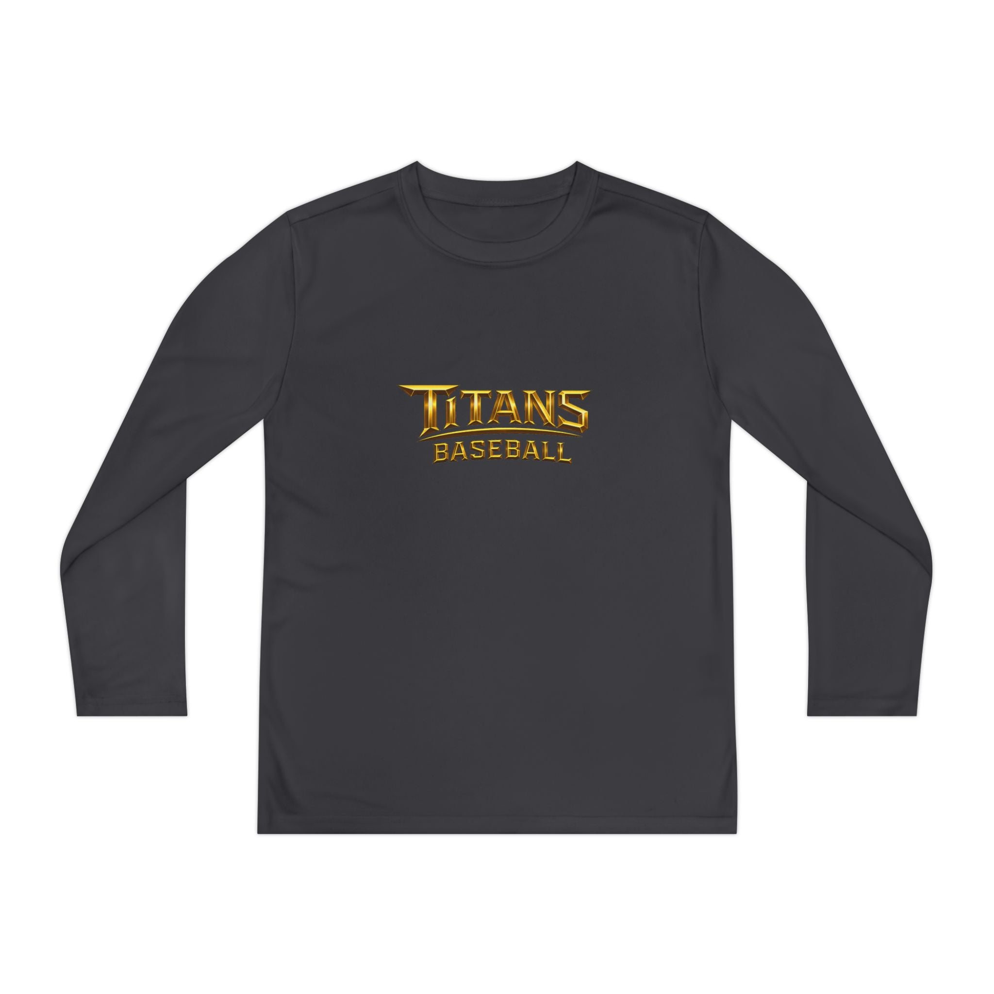 Titans Signature Long Sleeve Tee-Gold Logo