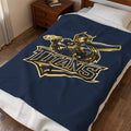 Titans Prime Velveteen Plush Blanket-Navy