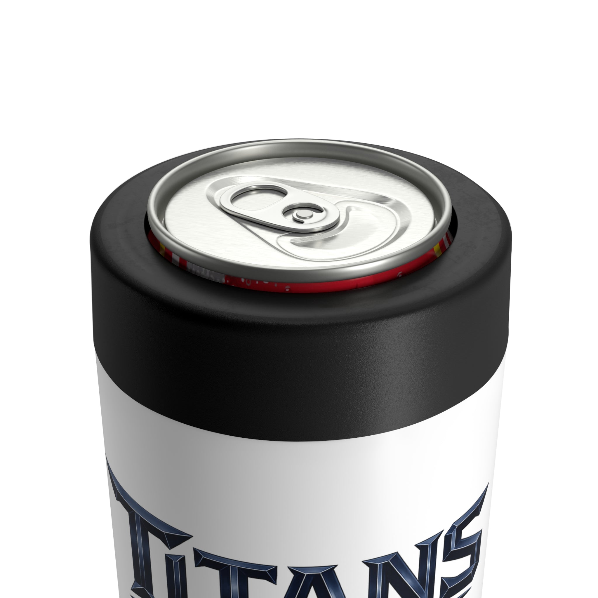 Titans Signature Can Cooler-Navy Logo