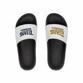 Titans Signature Men's Slide Sandals-Navy/Gold Logo