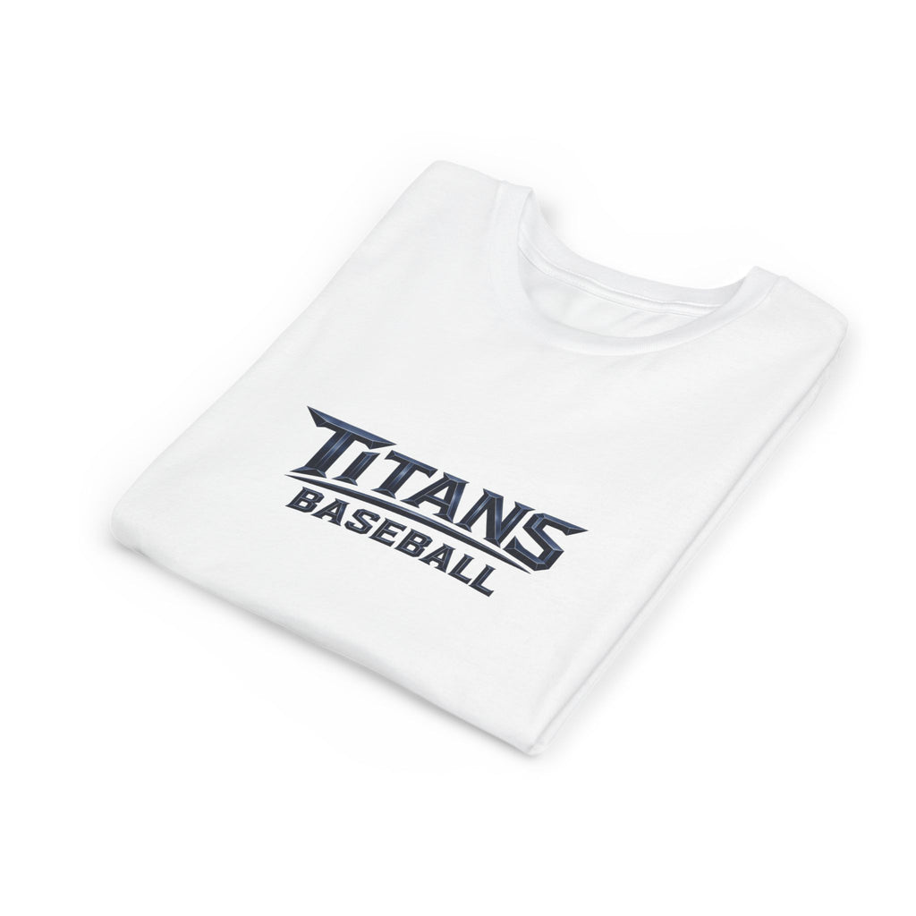 Titans Signature Youth Tee-Navy Logo