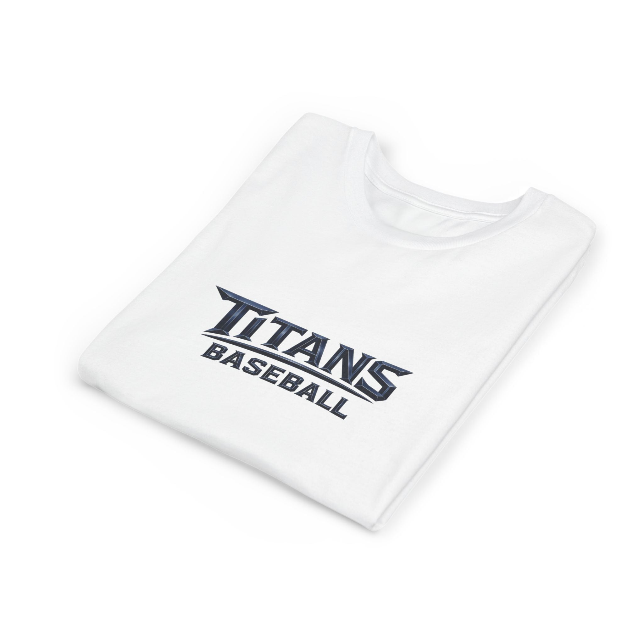 Titans Signature Youth Tee-Navy Logo