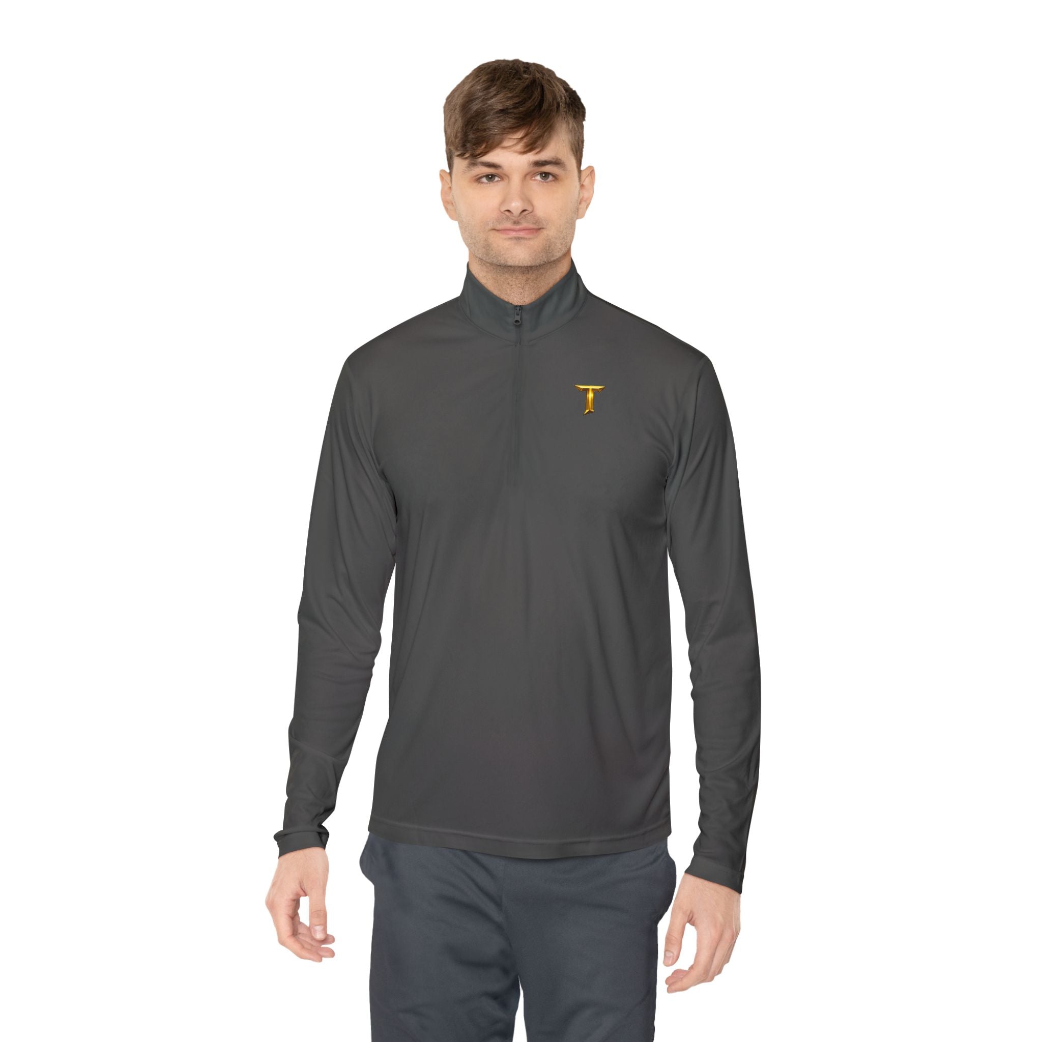 Titans Quarter-Zip Pullover-Gold T