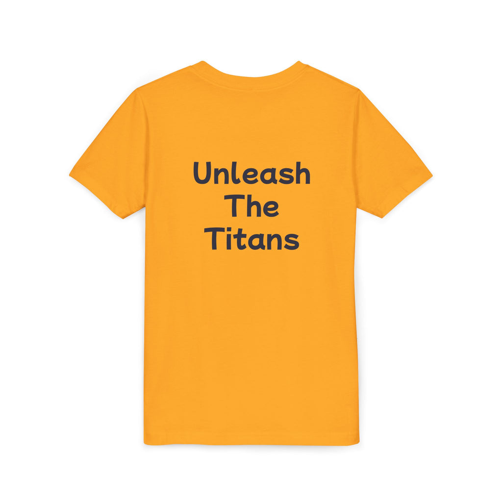 Titans Prime Youth Tee-Navy "Unleash The Titans"