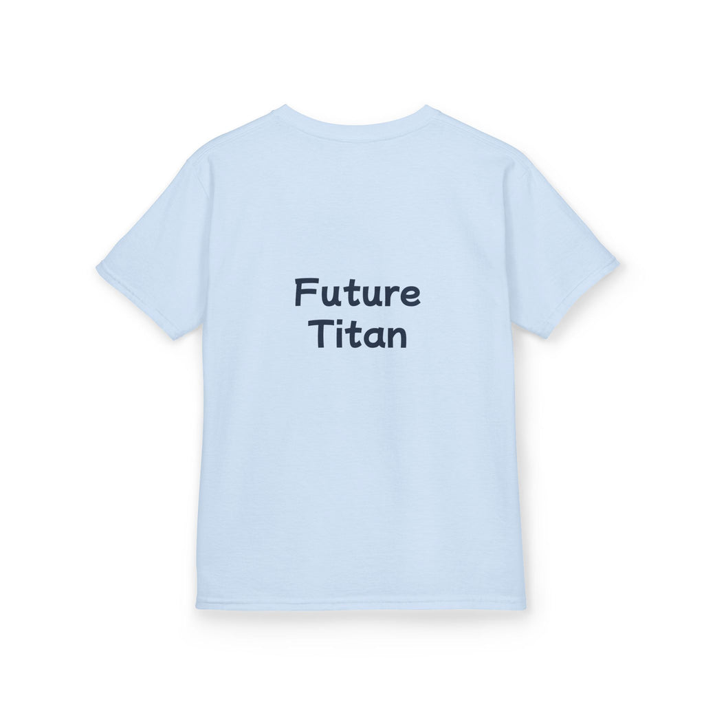 Titans Prime Youth Tee-Navy 'Future Titan' Back Print