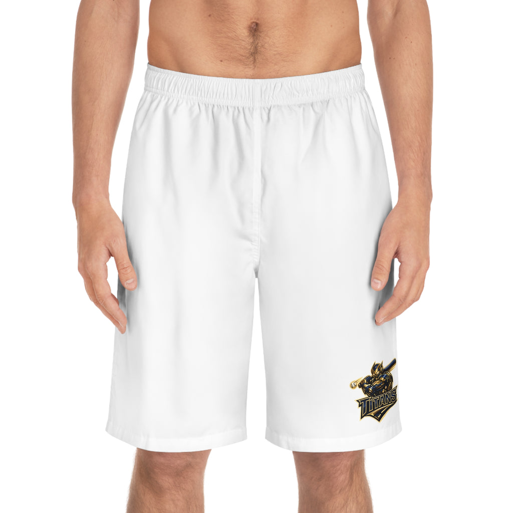 Titans Prime Men's Board Shorts-White