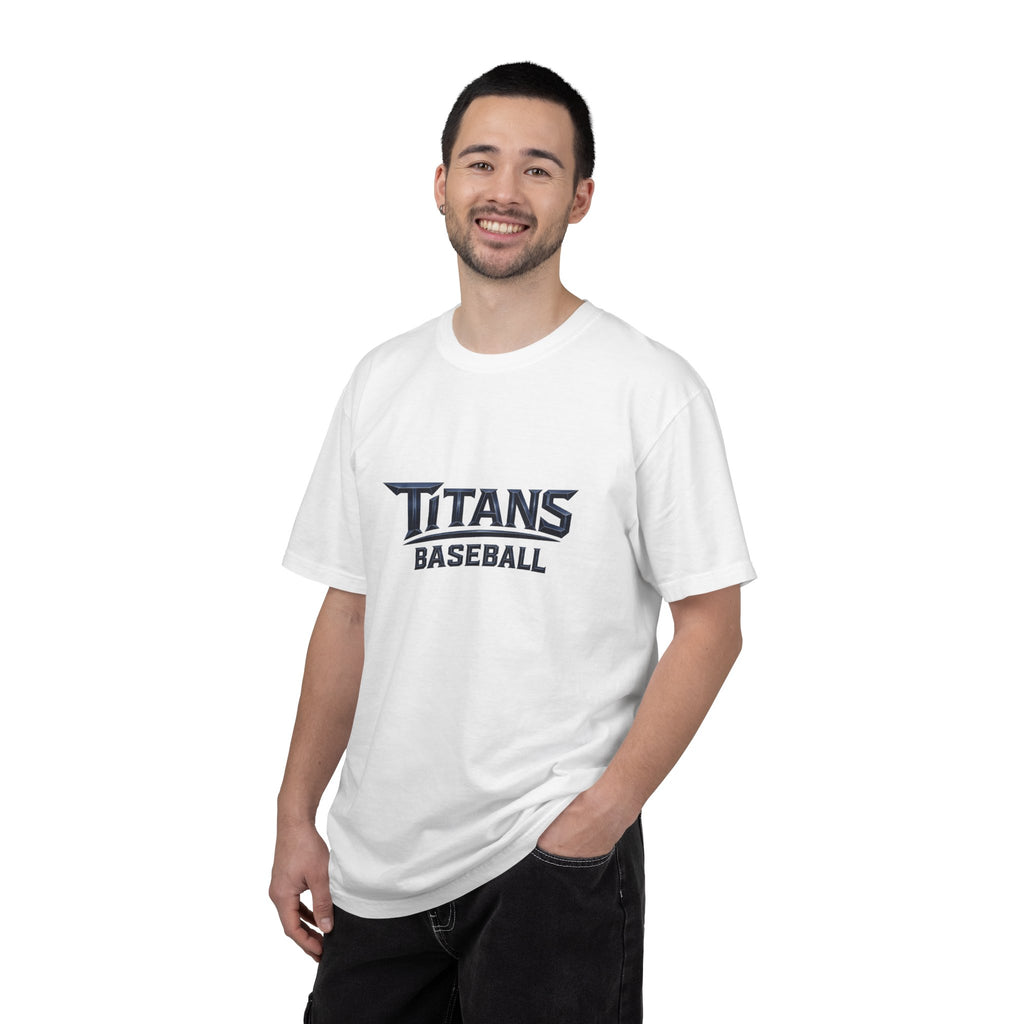 Titans Signature Men's T-Shirt-Navy Logo "Command The Game"